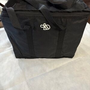 Black Insulated Water Bottle Carrier